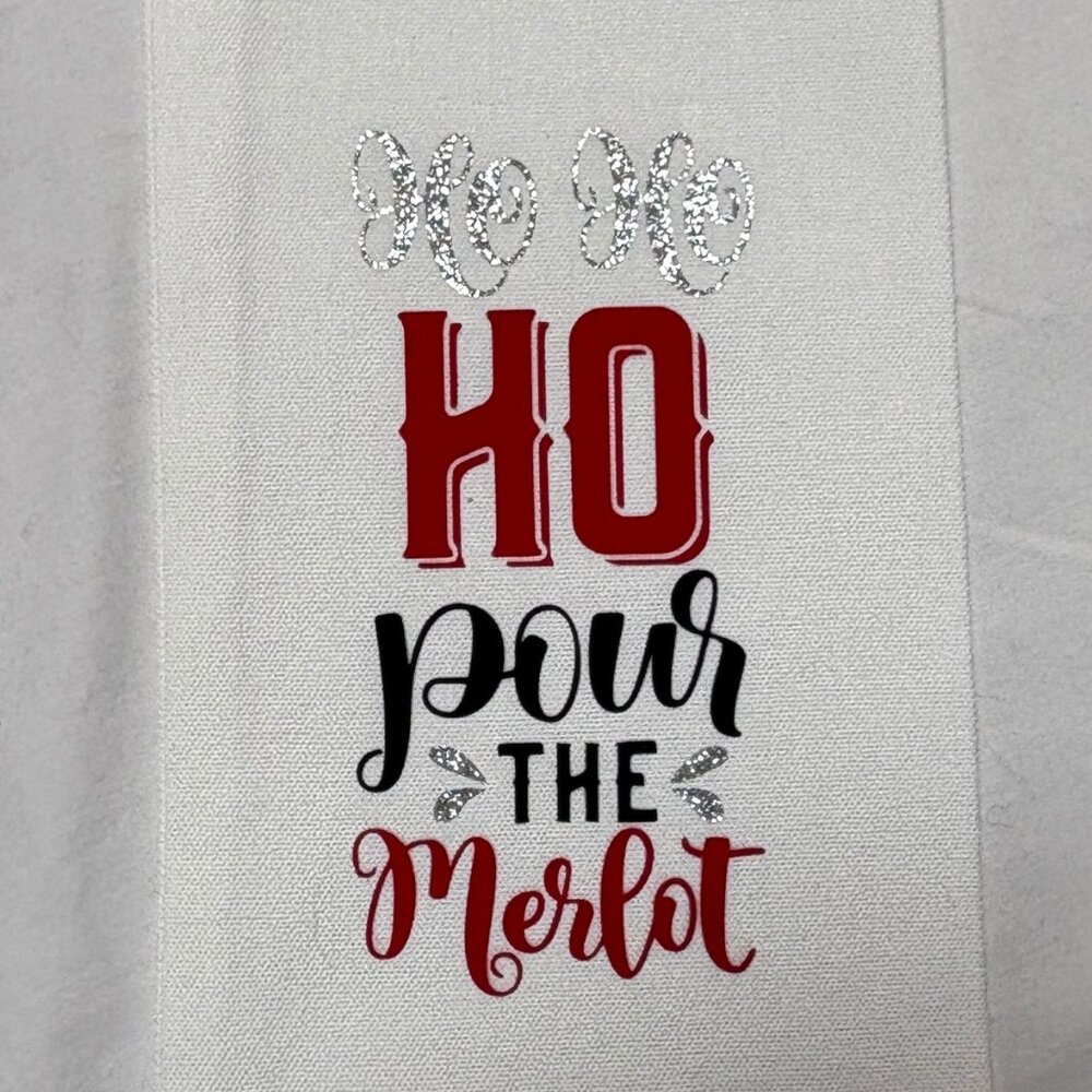 🍷 Canvas Wine Bottle Gift Bag – NWOT 🎄